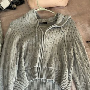 Brandy Melville blue cable knit sweater